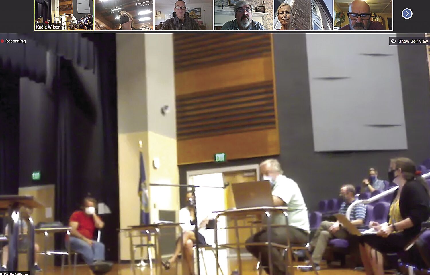 SAU 9 Board meets at Loynd Auditorium
